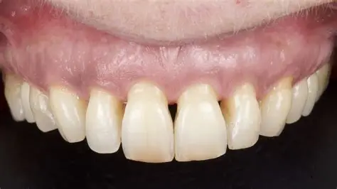 Qué son los triángulos negros en los dientes